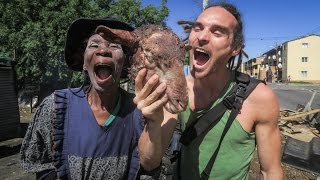 EATING SHEEP'S HEAD