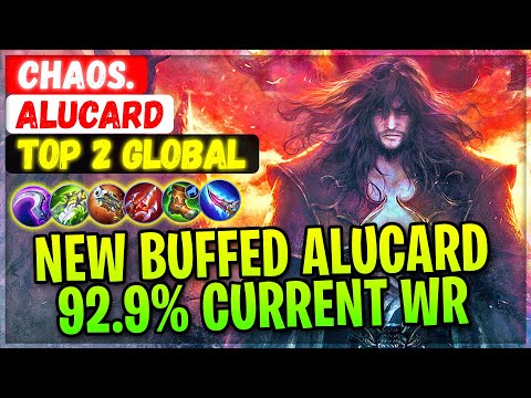New Buffed Alucard, 92.9% Current Win Rate [ Top 2 Global Alucard ] Cнaos. - Mobile Legends Build