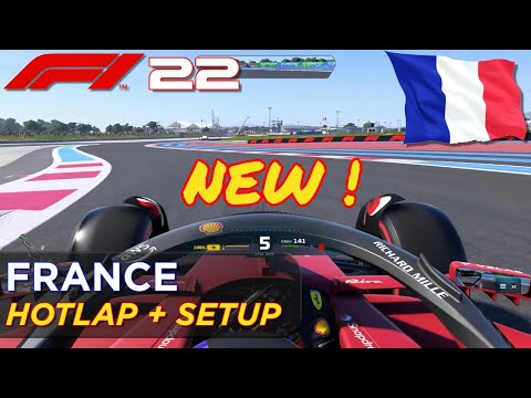 F1 22 France Hotlap + Setup (1:29.328)