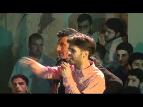 كلمة الناشط أبو جعفر المغربل في مظاهرة مسائية في مدينة تلبيسة في ريف حمص