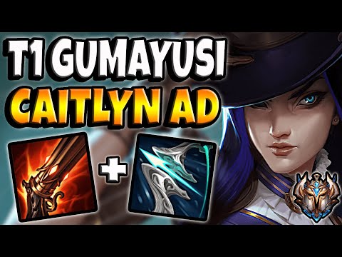 T1 Gumayusi Caitlyn ADC vs Ezreal - Patch 12.5 Korea Challenger ✅
