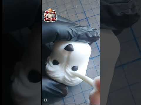 3D fondant dog #caketoppers #cake #subscribe #fondant #fyp #dogloversdog