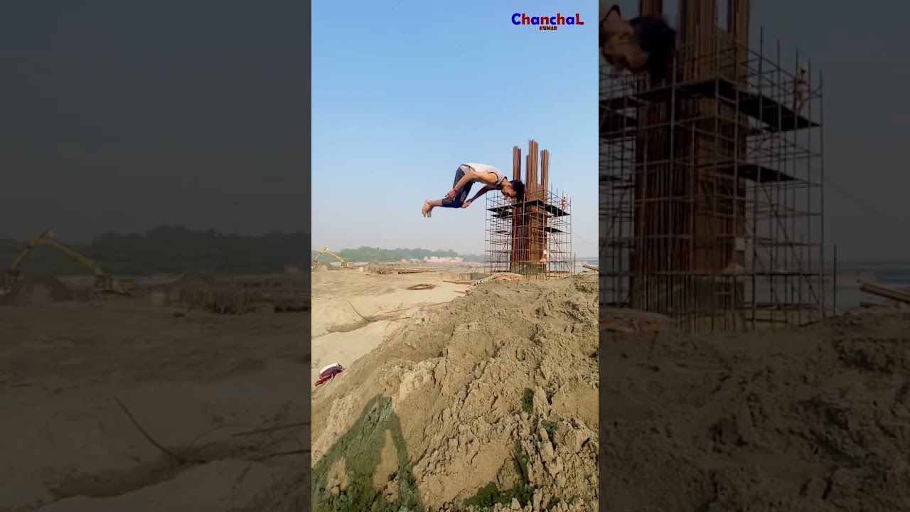 Flips 😎🔥 Frontflip Backflip | Chanchal Kumar #mujhseshaadikarogi #shorts #frontflip #backflip