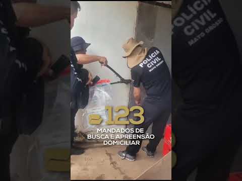 Operação Recovery Polícia Civil de Mato Grosso, cidade de Sorriso, 2,2 milhões de bens apreendidos.
