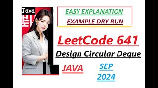 YouTube video 'Design Circular Deque | Leetcode 641 | Java Code | Developer Coder'