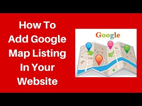 How to add google map listing in your website