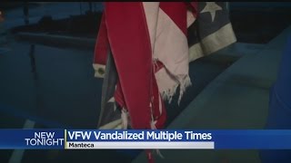 Vandals Shred American Flag At Manteca VFW