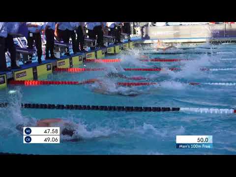 Men’s 100m Free B Final | 2018 Speedo Junior Championships