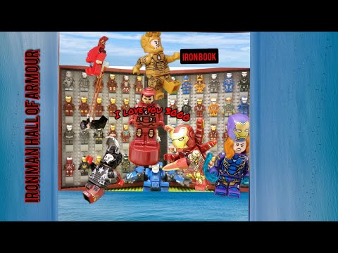 Iron Book Iron Man Hall of Armor With Minifigures SY1361
