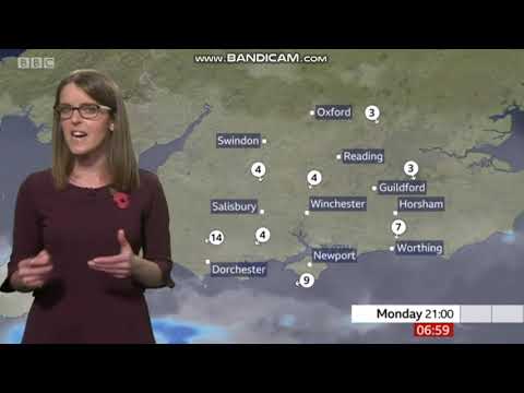 Alex Osbourne - South Today weather - (28th October 2019) - HD [60 FPS]