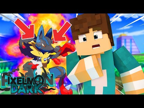 Minecraft: CAPTUREI UM MEGA LUCARIO !?! - Pixelmon Dark #04 ‹ Goten ›