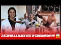 Zlatan Ibrahimovich shows off his impressive taekwondo kicks!
