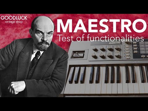 MAESTRO (Test Video+) rare vintage ussr soviet digital synthesizer image 14