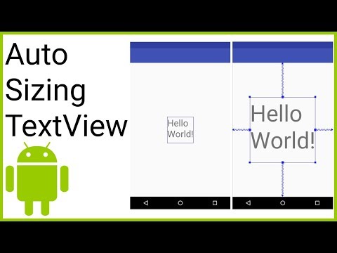 Autosizing TextViews Android Studio Tutorial