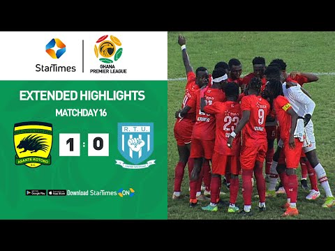 Asante Kotoko 1 : 0 Real Tamale United | Extended Highlights | Ghana Premier League | MD 16