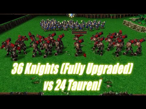 36 KNIGHTS vs 24 TAUREN!! [WARCRAFT 3]