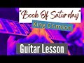 Guitar Lesson 'Book of Saturday' - King Crimson ...