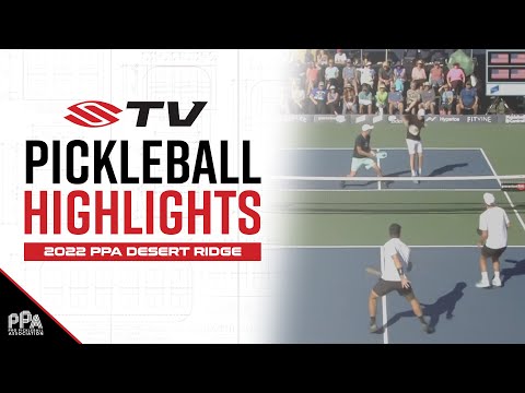 Collin Johns' Mid-Air Adjustment Pickleball Highlight - 2022 PPA Desert Ridge Men's Doubles