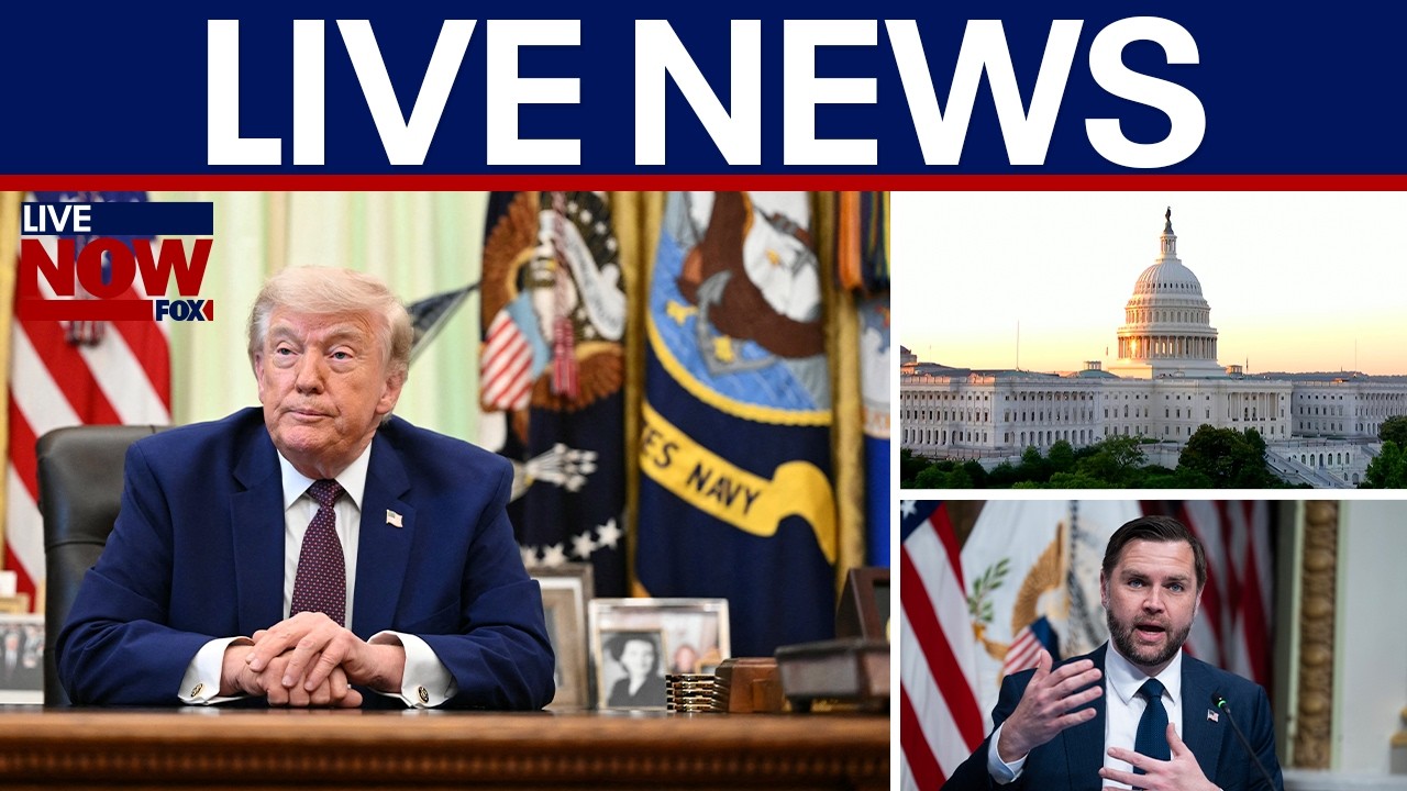 LIVE NEWS: Iran war latest, Trump announcement, Vance on federal enforcement, Bessent testifies