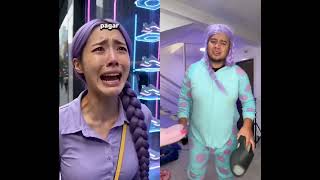 Todos tienen zapatos mágicos menos ella 😭!!!! #humor #comedy #funny
