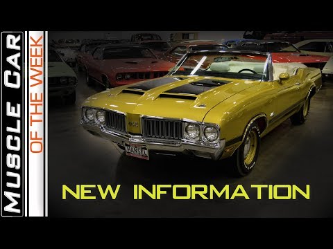 1970 Olds 442 W-30 4-Speed Convertible Revisit : Muscle Car Of The Week Video Episode 303 V8TV