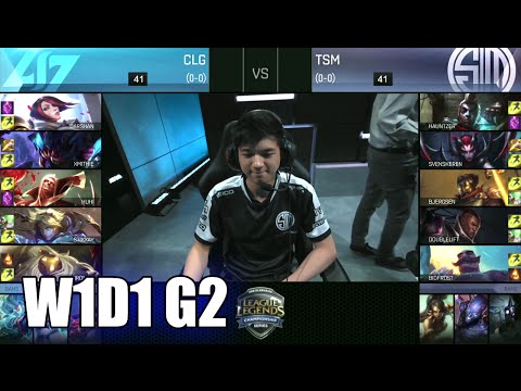 TSM vs CLG | Game 2 S6 NA LCS Summer 2016 Week 1 Day 1 | Team Solomid TSM vs CLG G2 W1D1 1080p