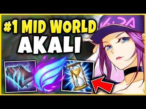THE ABSOLUTE BEST SEASON 9 AKALI BUILD (#1 MID WORLD IG ROOKIE'S BUILD) - League of Legends