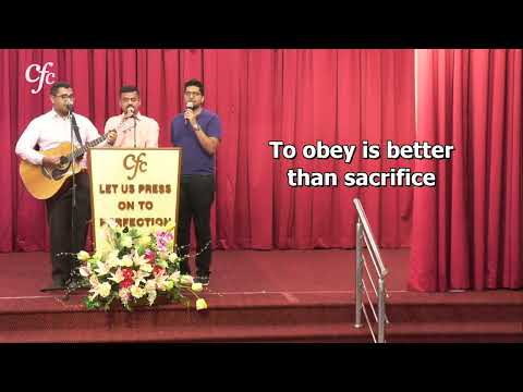 To obey is better than sacrifice