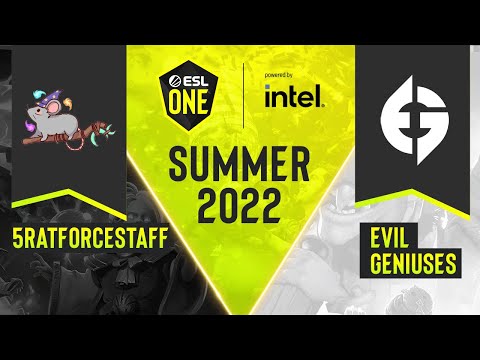 Dota2 - Evil Geniuses vs. 5RATFORCESTAFF - Game 2 - DPC NA Tour 3 - ESL One Summer 2022