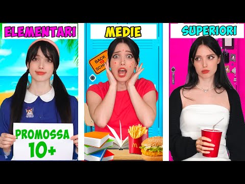 ELEMENTARI vs MEDIE vs SUPERIORI - Ultimo giorno di scuola!