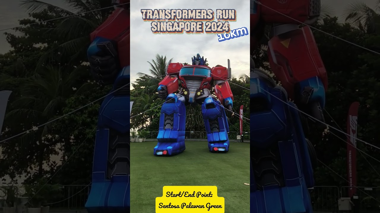 Transformers Run Singapore 24 Sentosa Palawan Green Celebrations Of 40 Years @TransformersOfficial
