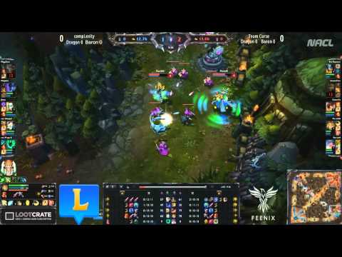 NACL Season 1 Playoffs - Semifinals: Complexity vs Team Curse (LoLPro) Game #1
