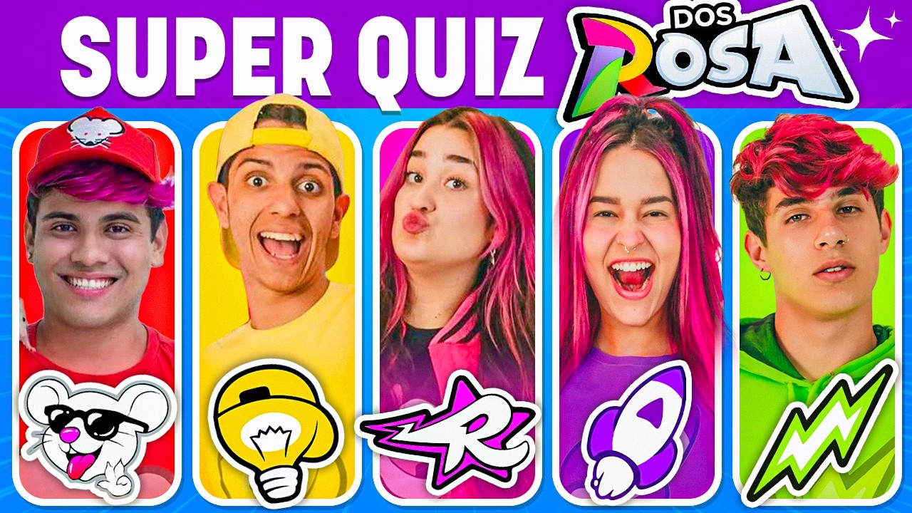 💜🚀 QUIZ ESPECIAL DOS ROSA ⚡ Só pra verdadeiros fãs!