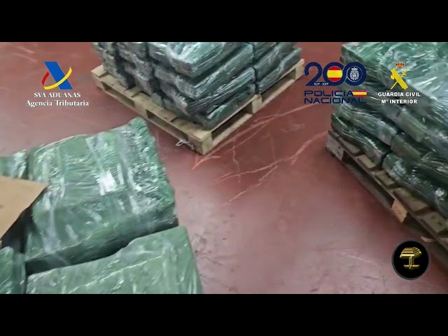 Intervenidas dos toneladas de cocaína escondidas entre fruta en el puerto de Valencia