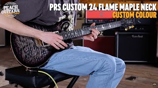 Video thumbnail for No Talking...Just Tones | PRS Custom 24 Flame Maple Neck 10 Top Custom Colour by Peach Guitars