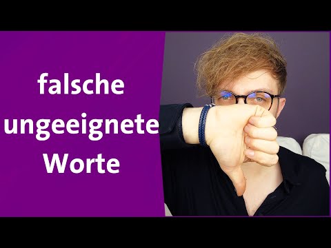 Hypnose lernen: falsche ungeeignete Worte - Hypnoseausbildung Tutorial
