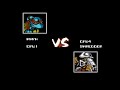 Raphael Vs Shredder TMNT Tournament Fighters NES Final