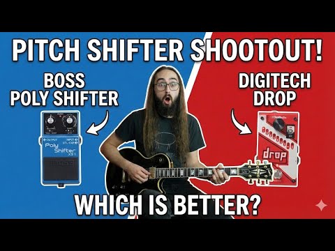 Pitch shifter shootout! Boss XS 1 VS Digitech The Drop