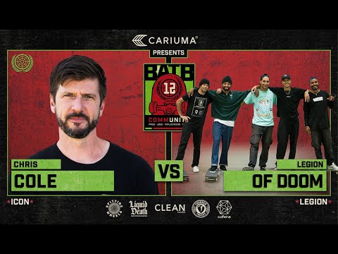 BATB 12: Chris Cole Vs. The Legion Of Doom - Round 2 | Battle At The Berrics - Presented By Cariuma