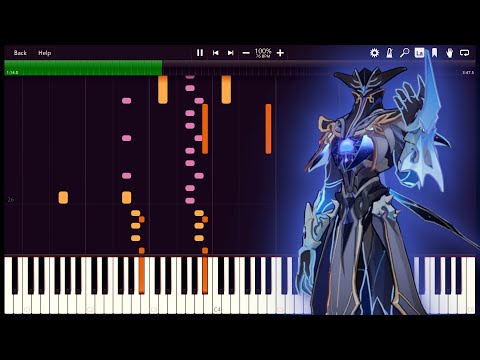 Genshin Impact - Seething Animosity // Chasm Battle Theme (Piano Synthesia)