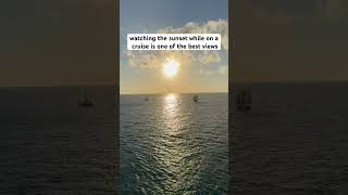 The best sunset views #cruise #sunset #oceanview