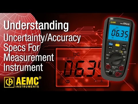 YouTube video about: How to calculate uncertainty of multimeter?