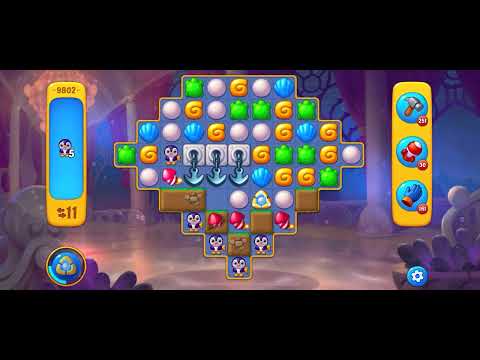 Fishdom level 9802 no boosters フィッシュダム ノーマル