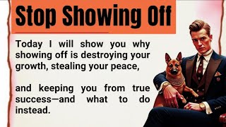 The TRUTH About Showing Off 🙏|| Why It Destroys Success & Confidence || Graded Reader🔥
