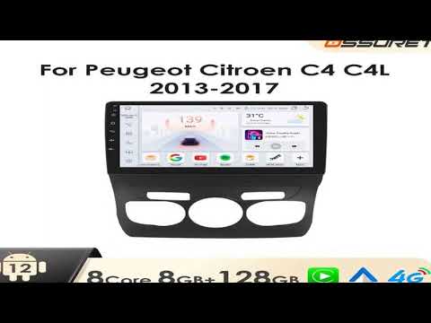 A must-have product! Android Car Radio for Citroen C4 C4L 2013 - 2017 Multimedia Stereo Android Au