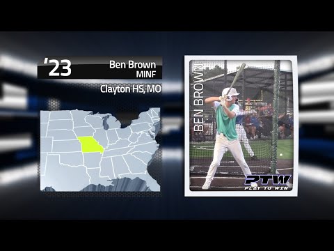 Ben  Brown (Class of 2023) - PTW Showball New York Showcase 08/2022