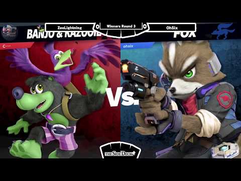 The Side Deck #60 - ZeoLightning (Banjo-Kazooie) VS OhSix (Fox) - SSBU Winners