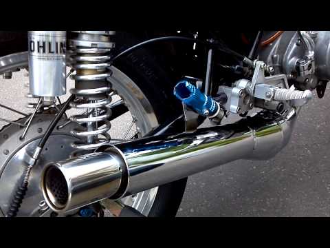 KAWASAKI KH250 (400SS / S3) equipped with a Zenshin 3-1 Expansion Chamber