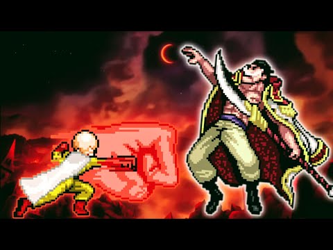 Saitama OP VS Monster Whitebeard V2 OP in Jump Force Mugen