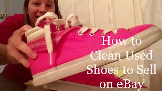 How to Clean Used Shoes to Sell on eBay